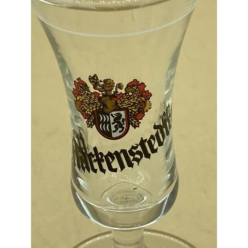 Vintage Martenstedter LOT 2 Shot Glass Bremen Germany Weizenkorn 2cl